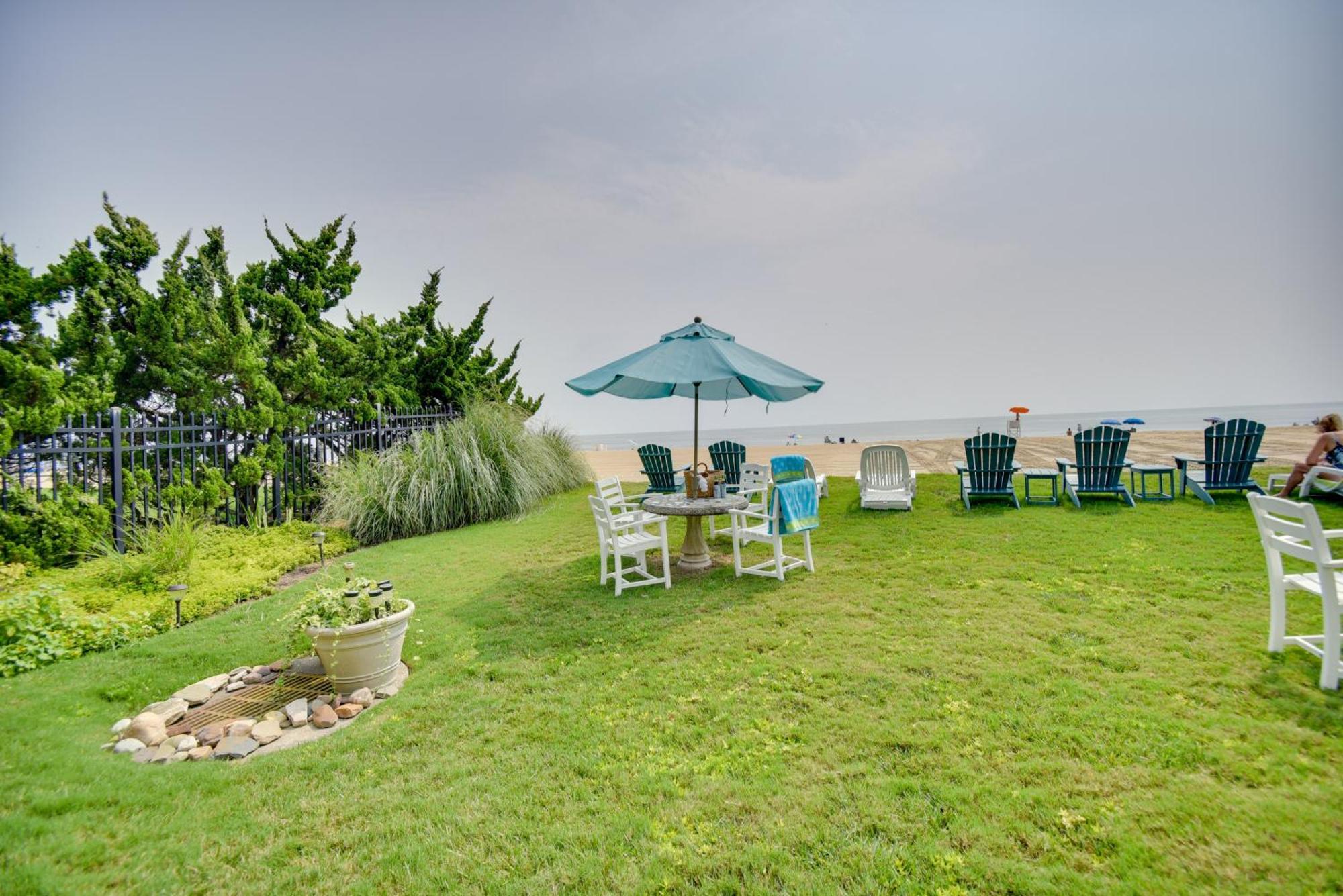 Chic Virginia Beach Retreat - Pool, Steps To Beach Kültér fotó